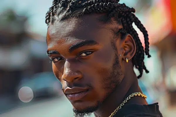 Styles innovants : Les tresses plaquées pour homme font leur grand retour