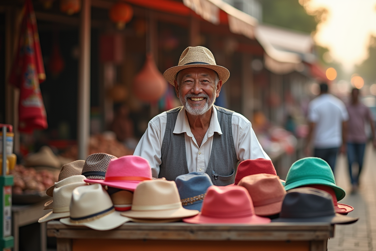 chapeau vendeur